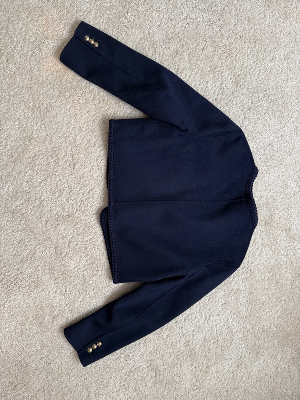 Sandro Lavande Navy Marine Blazer Jacket | FR 44 US 12 - Picture 14 of 15